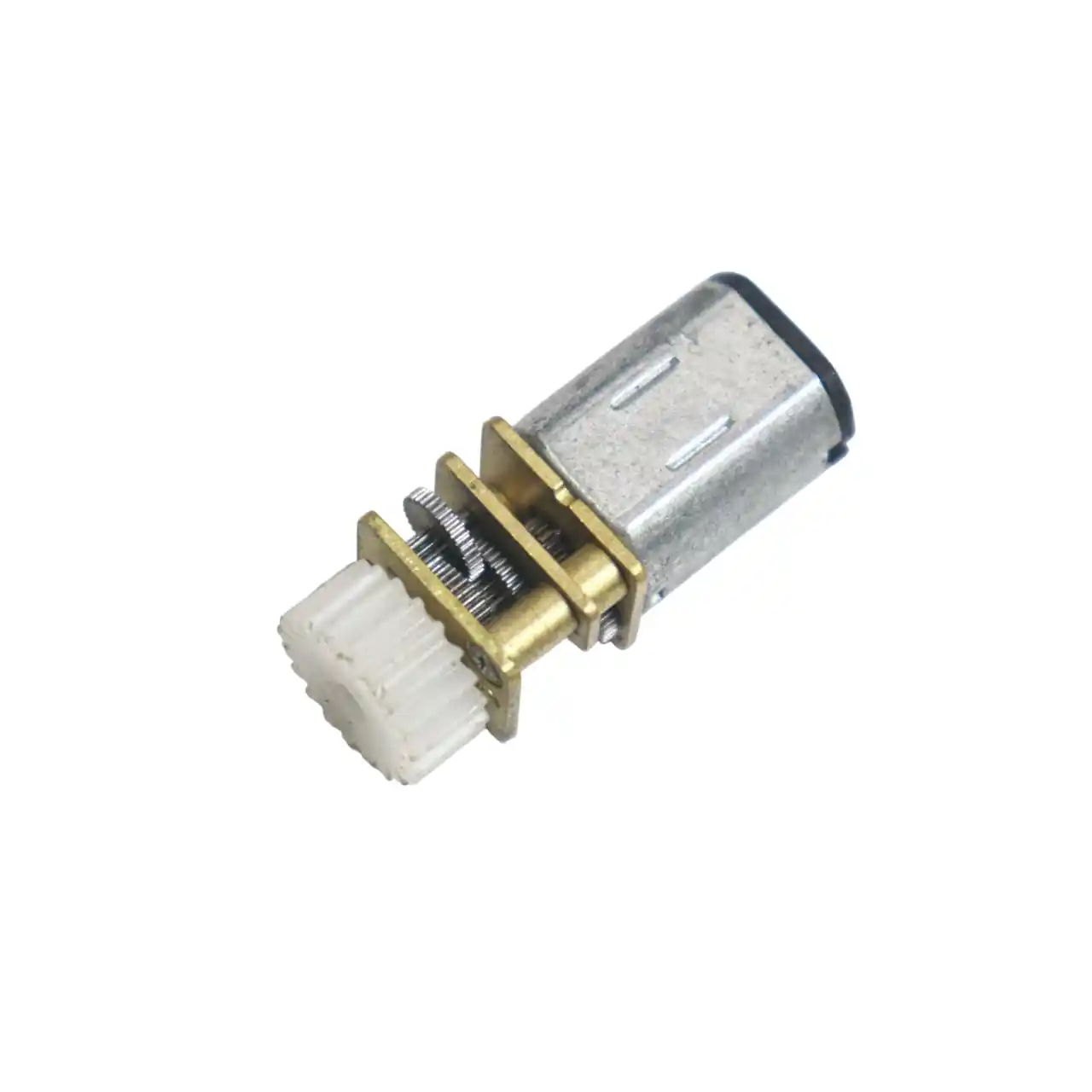 DC 6V GA12-N20 Mini Metal Gear Motor (15RPM–1000RPM, 10mm Shaft) with Plastic Gear - Price in Bangladesh
